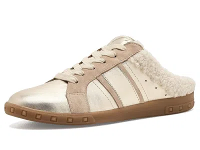 Vaneli Pepper Women's 1-2 Inch Heel Shoes Platino Met Nappa Combo: 8.5 N (aa), Leather In Neutral