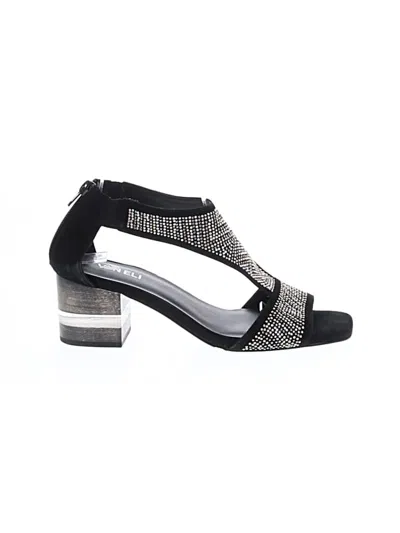 Pre-owned Vaneli Sandals In Black