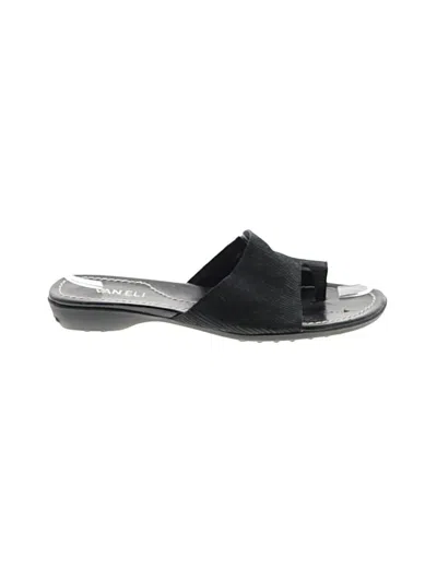 Pre-owned Vaneli Sandals In Black
