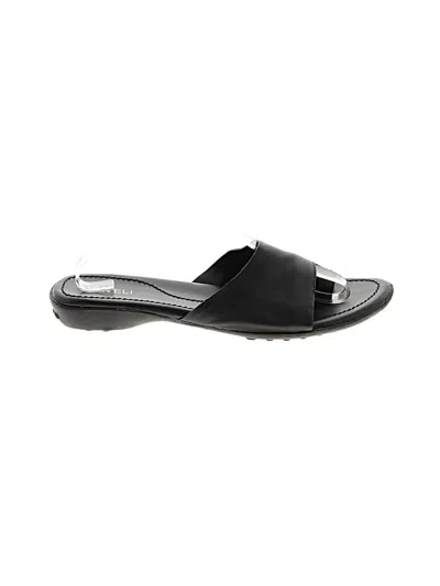 Pre-owned Vaneli Sandals In Black