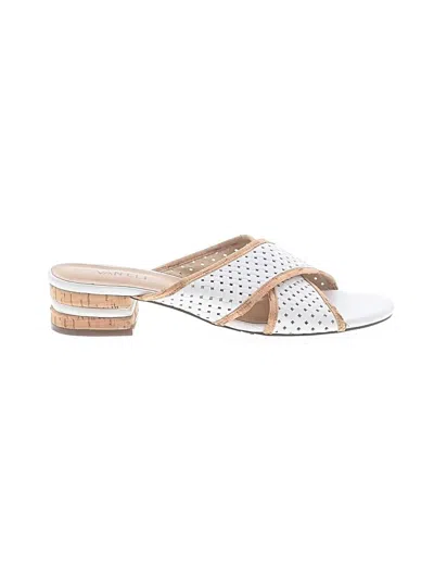 Pre-owned Vaneli Sandals In White