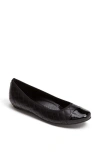 Vaneli 'serene' Flat In Black Nappa/black Patent