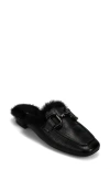 Vaneli Skyla Faux Fur Lined Mule In Black