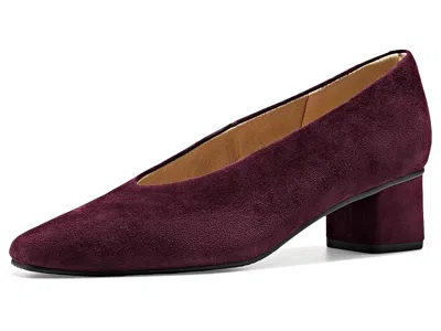 Vaneli Solara High Women's Heels Burgandy Suede: 12 M (b), Leather/suede In Red
