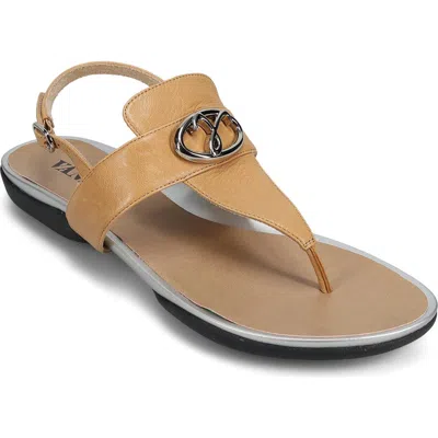 Vaneli Walkie Slingback Sandal In Brown