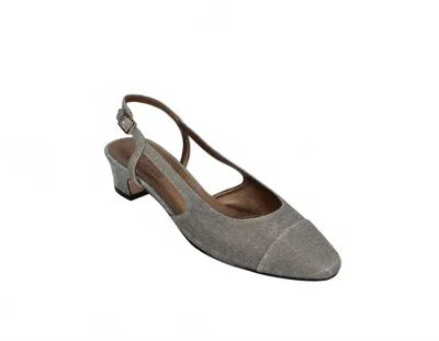 Vaneli Women's Aliz Slingback Heels In Platinum In Gray