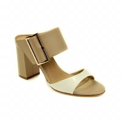 Vaneli Women's Becky Dress Sandals In Tan & White In Brown
