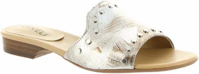 Vaneli Women's Bonet Flat Sandals In Pale Platino Gesa Kid In Multi