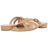 Vaneli Women's Brogan Slide Sandal In Natural Cork In Beige