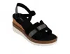 Vaneli Women's Caitlin Sandal In Black Suede In Black
