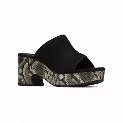 Vaneli Women's Calla Sandal In Black Suede