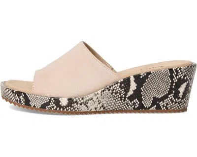 Vaneli Women's Calla Sandal In Nude Suede In Multi
