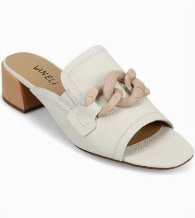Vaneli Women's Cannia Sandals In White Milled Calf In Multi