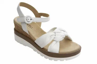 Vaneli Women's Clew Nappa Sandal In Shell White