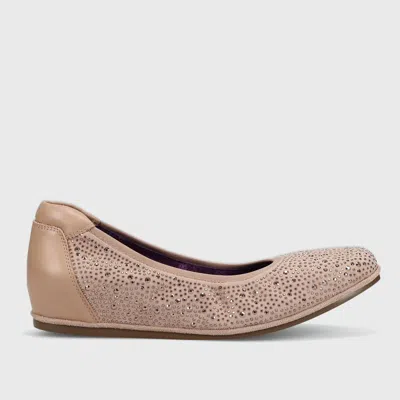 VANELI WOMEN'S GISEL FLAT IN SESAME SUEDE