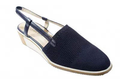 VANELI WOMEN'S GREER STRETCH-KNIT SLINGBACK WEDGE IN NAVY