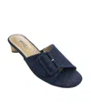 Vaneli Women's Hilo Slide Sandal In Jeans Lino In Blue