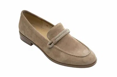 Vaneli Women's Karida Military Suede Loafers In Brown