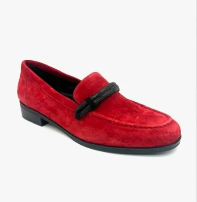 Vaneli Women's Karida Suede Loafer In Red