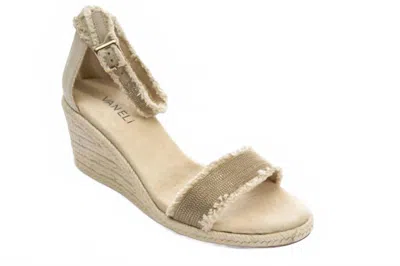 Vaneli Women's Layry Sandal In Natural Canvas In Neutral
