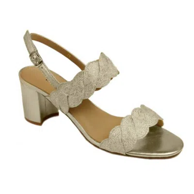 Vaneli Women's Lettie Woven Sandals In Beige/platino In Multi