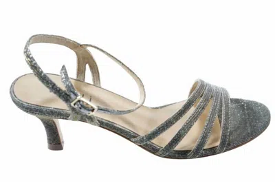 Vaneli Women's Mimi Sandal In Platinum Nizza Fabric In Multi