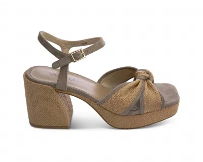 Vaneli Women's Mina Sandal In Black / Natural In Brown