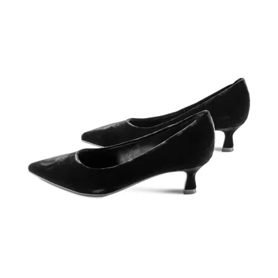 Vaneli Women's Mitzi Velvet Heels In Black