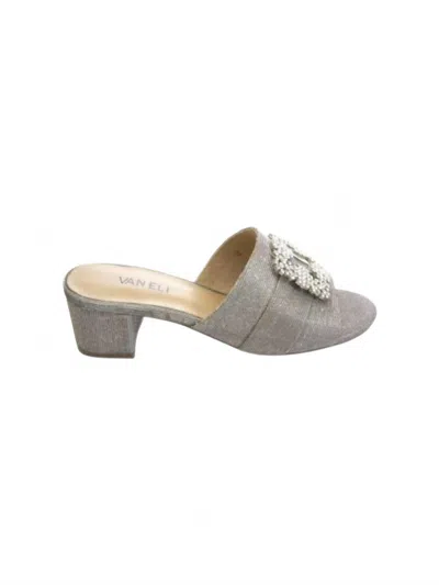 Vaneli Women's Odayle Slide Sandal In Platinum In Gray