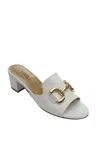 Vaneli Oksana Block Heel Sandal In White