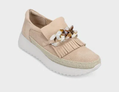 Vaneli Women's Qerene Sneaker In Nude Suede In Multi