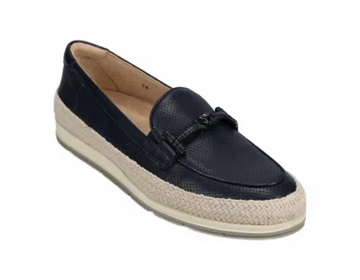 Vaneli Women's Quarzi Almond-toe Loafer In Dk Navy Perf In Black