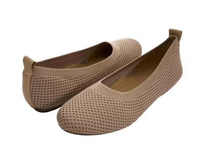 Vaneli Women's Suvi Stretch Knit Flat In Ecru In Brown