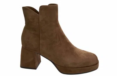 Vaneli Women's Valse Boot In Cuoio Suede In Brown