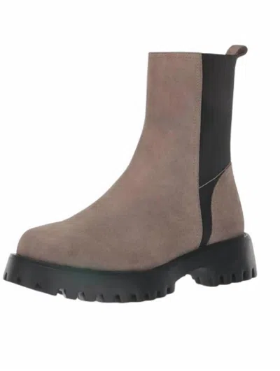 Vaneli Women's Zalika Booties In Taupe Suede In Animal Print
