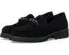 Vaneli Women's Zoxfo Suede Loafer In Black In Black