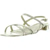 Vaneli Womens Adjustable Slingback Sandals In Gold