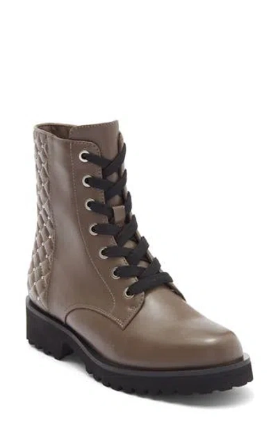 Vaneli Zilka Combat Boot In Brown