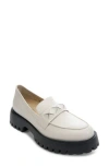 Vaneli Zofie Lug Sole Loafer In White