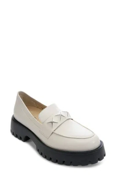 Vaneli Zofie Lug Sole Loafer In White