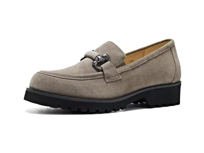 Vaneli Zoila Women's Flat Shoes Dark Taupe Weatherproof Suede: 8 N (aa) In Green