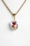 Vanessa Arizaga Womens Gold Plated Higher Mind Baroque Pearl Rope Necklace In Gold
