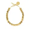 Vanessa Baroni Organic Shape Necklace In Gold