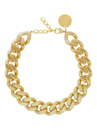 Vanessa Baroni Chain-link Necklace In Gold