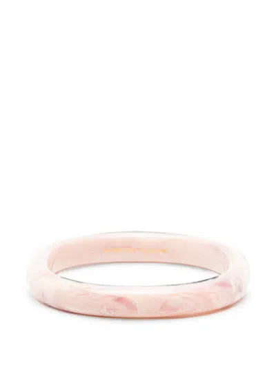 Vanessa Baroni Marbled Bangle In Pink