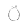 Vanessa Baroni Mini Organic Shaped Necklace In Silver