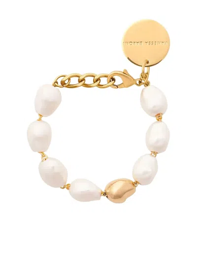 Vanessa Baroni Pearl-embellished Bracelet