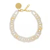 Vanessa Baroni Women's Edge Necklace In Pearl Marble