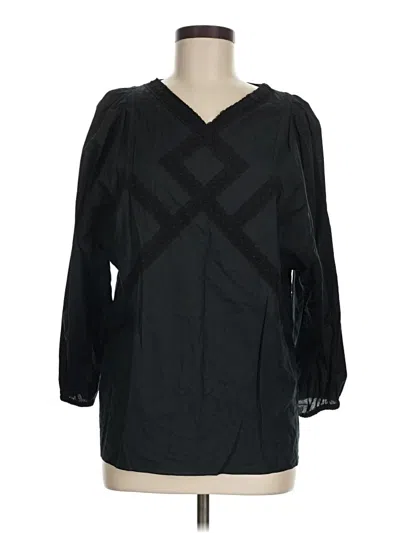 Pre-owned Vanessa Bruno 3/4 Sleeve Blouse In Black