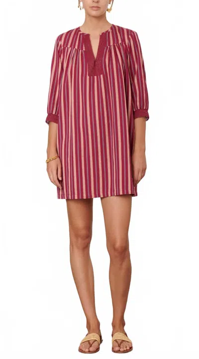 Vanessa Bruno Alanis Dress In Pourpre In Multi